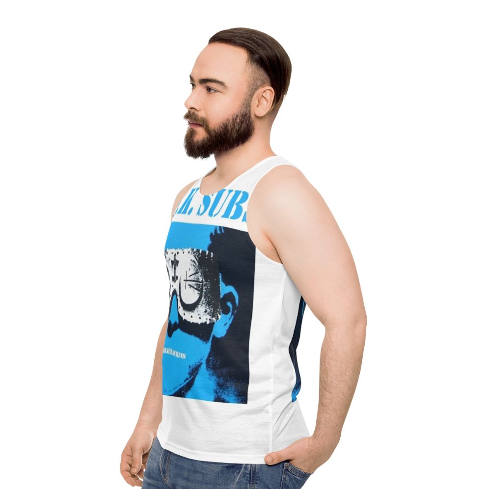 UK Subs Another Kind of Blues Unisex Tank Top - men side