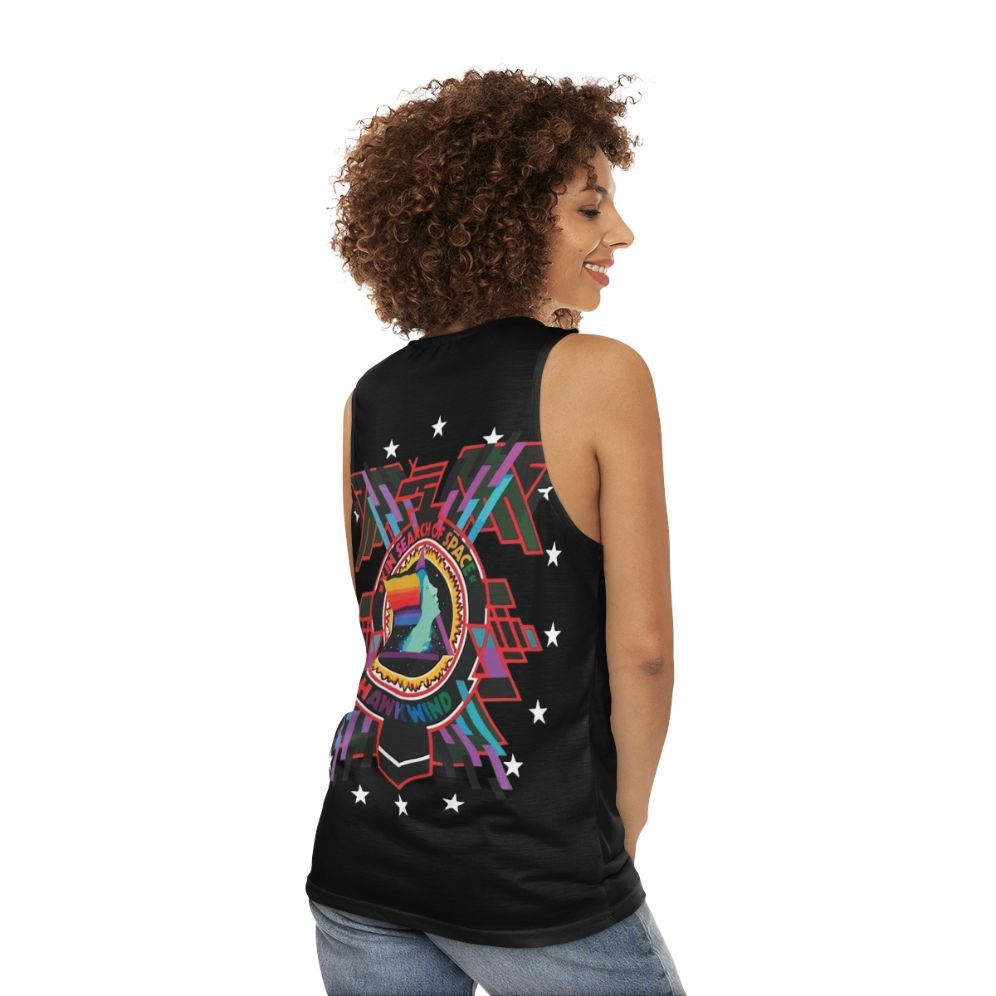 Hawkwind "In Search Of Space" Psychedelic Rock Tank Top - women back