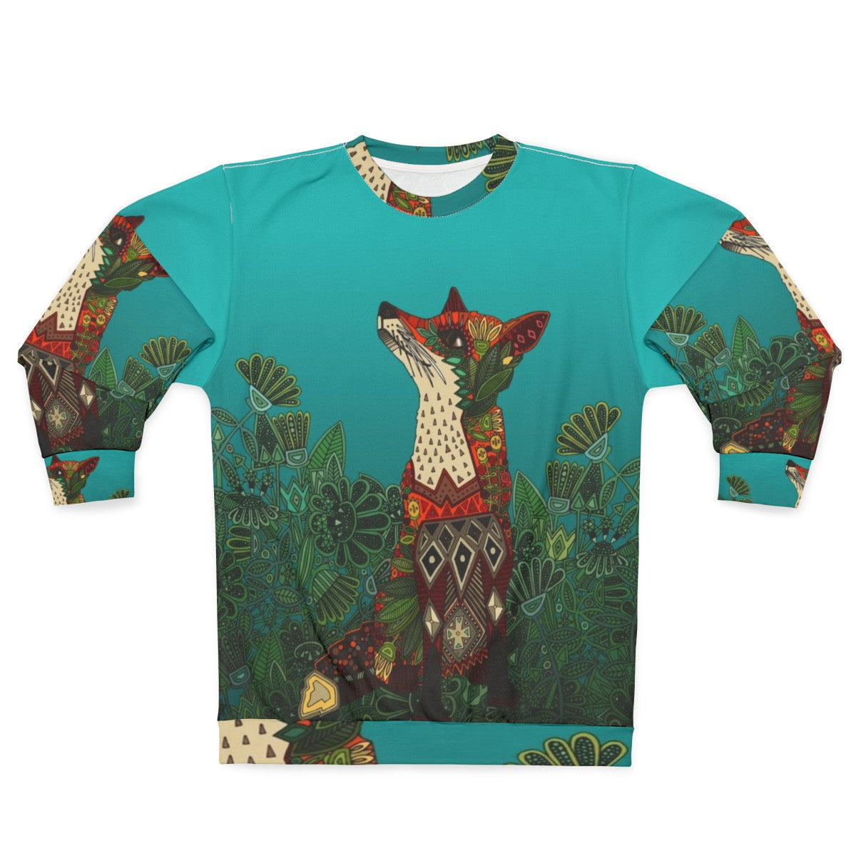 Floral Fox Botanical Sweatshirt