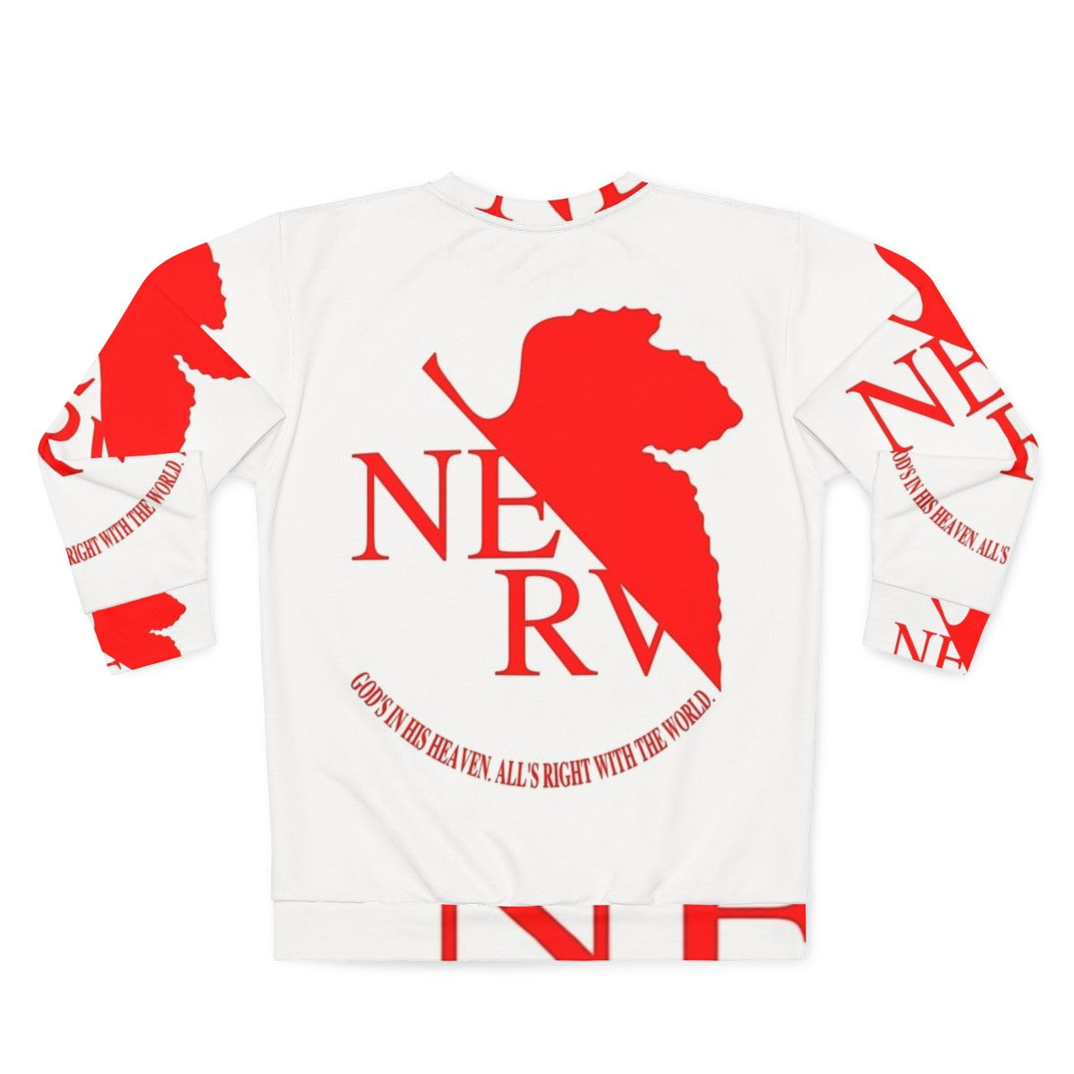 NERV logo evangelion sweatshirt - Back