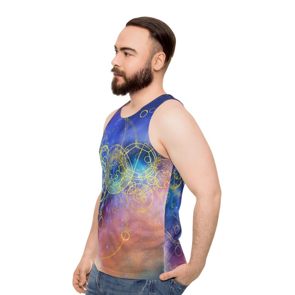 Time Lord Doctor Who Timelord Unisex Tank Top - men side