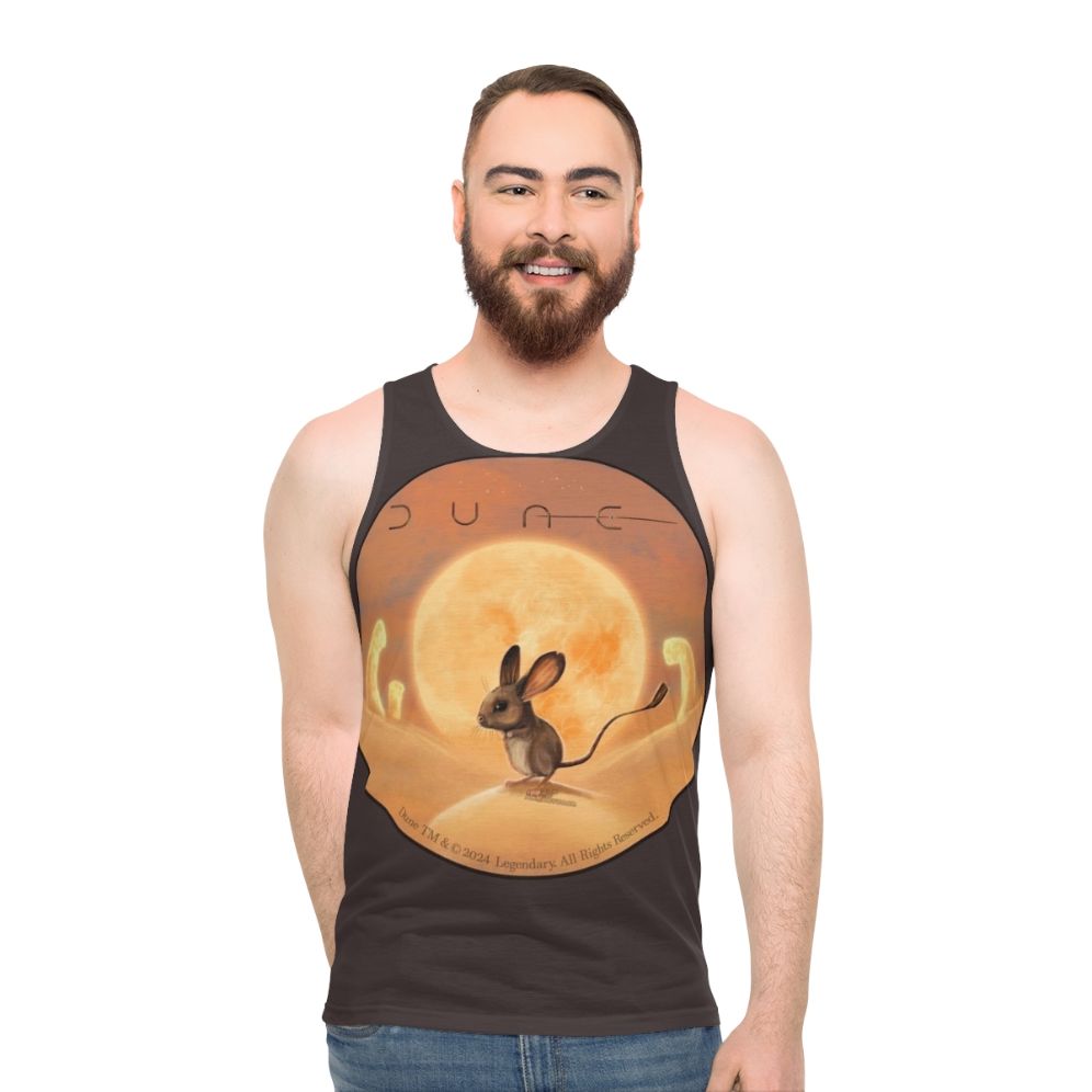 Dune movie inspired unisex tank top - men