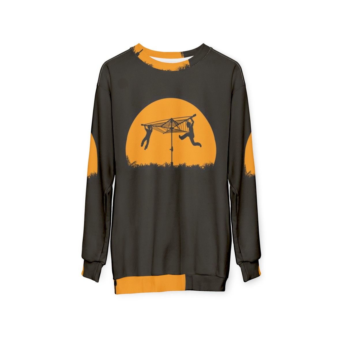 Merry Go Sunset Graphic Sweatshirt - hanging