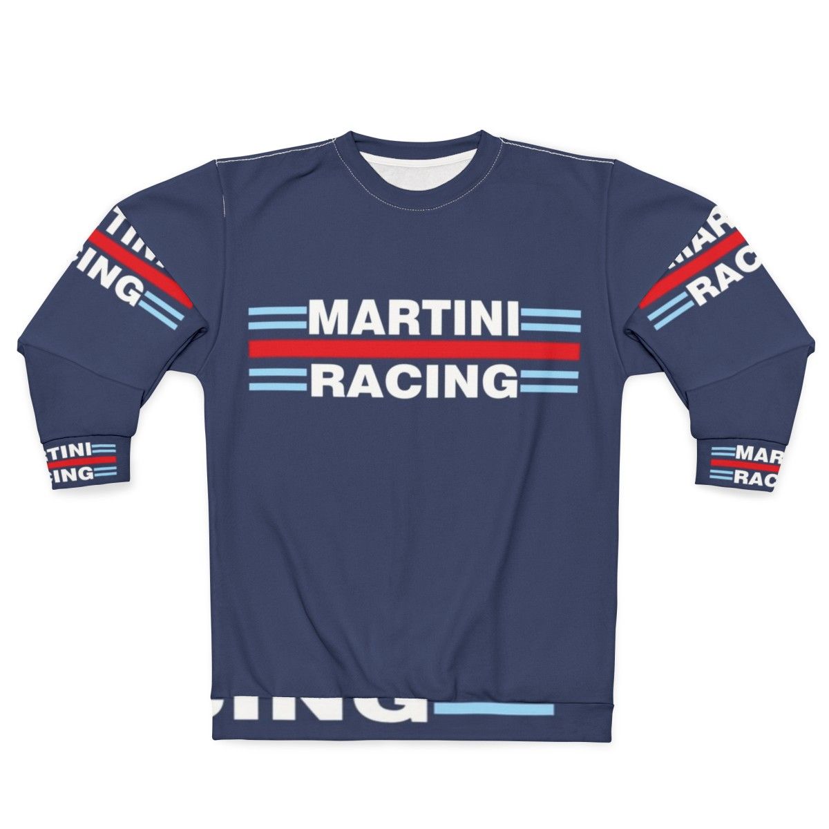 Vintage Martini Racing Sweatshirt featuring classic motorsport design