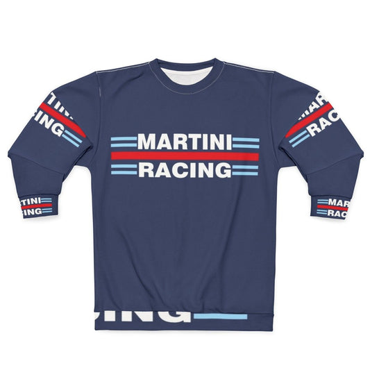 Vintage Martini Racing Sweatshirt featuring classic motorsport design