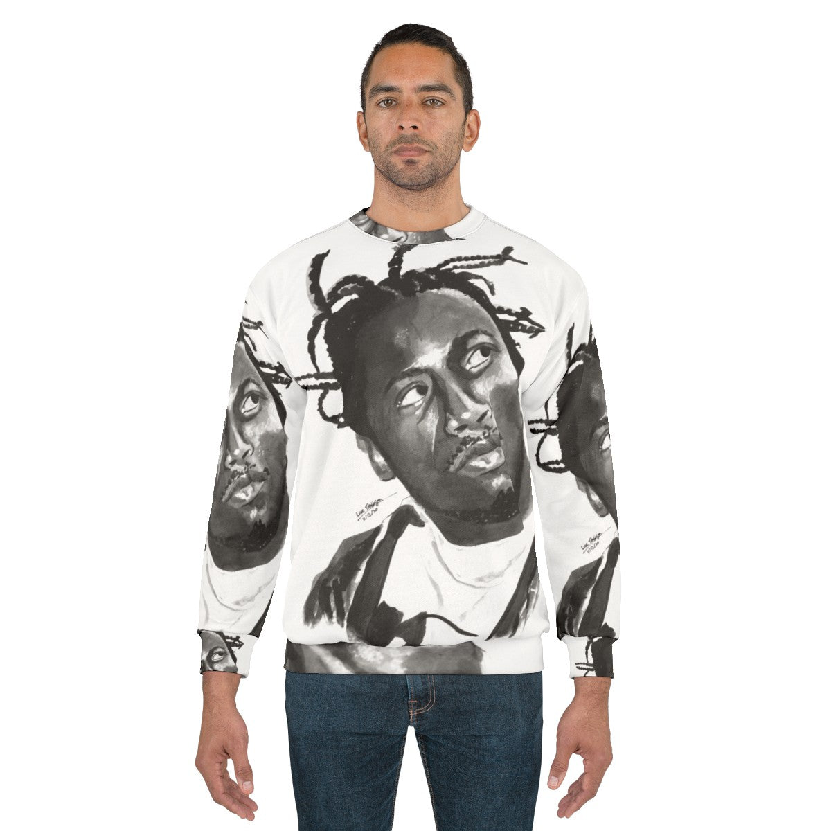 ODB Ink Portrait 2 Hip Hop Sweatshirt - men