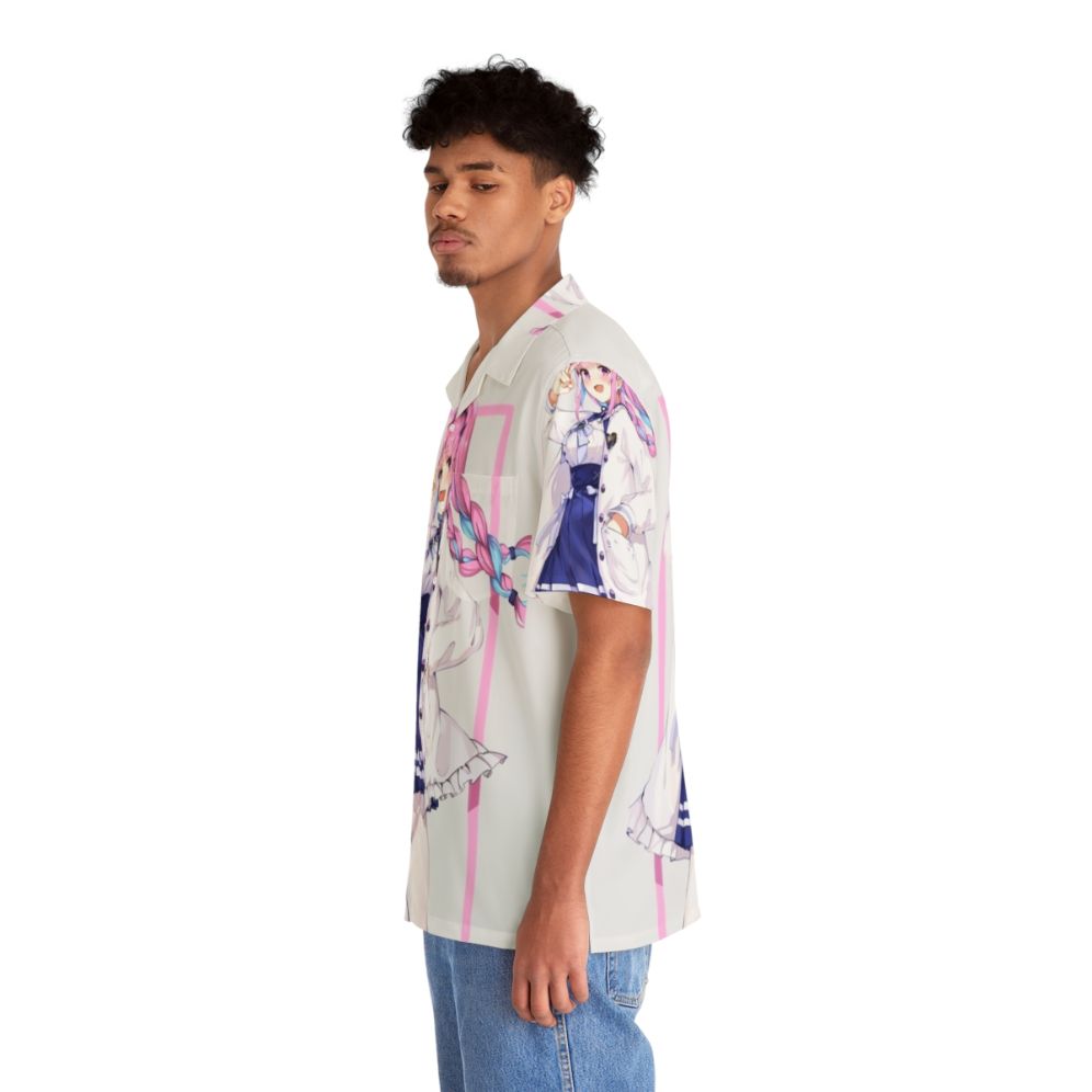 Minato Aqua Hololive VTuber Hawaiian Shirt - People Left