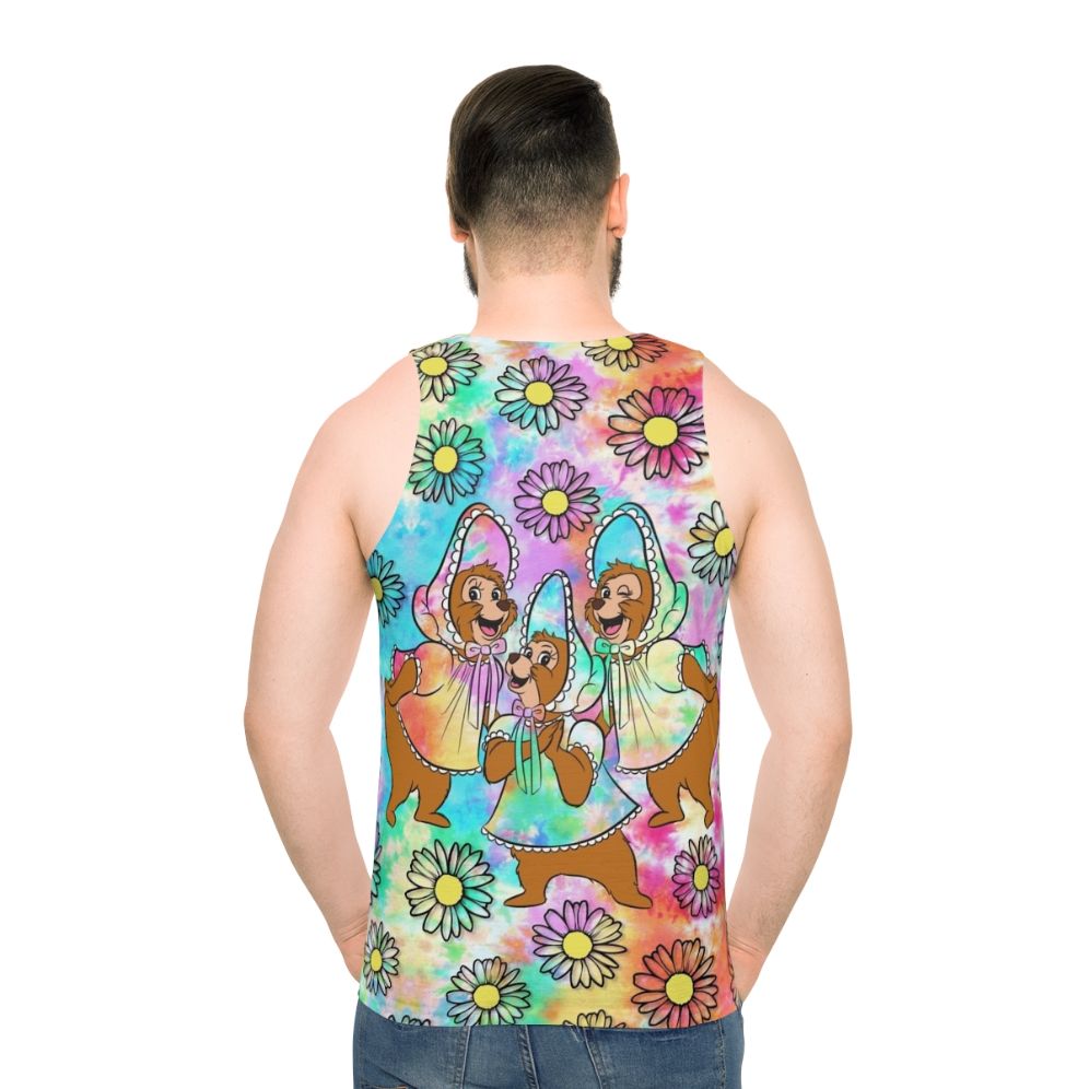 Tie Dye Unisex Tank Top - men back