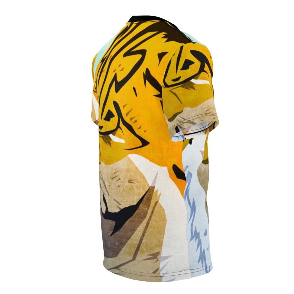 Stylish Leopard Zoan T-Shirt featuring a design inspired by the One Piece character Rob Lucci - men right