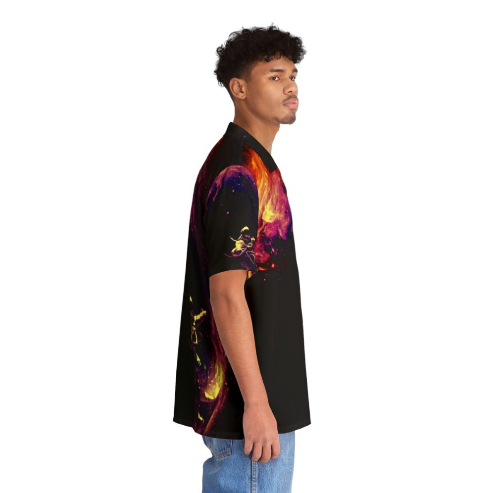 Cosmic Surfer Space Hawaiian Shirt - People Pight