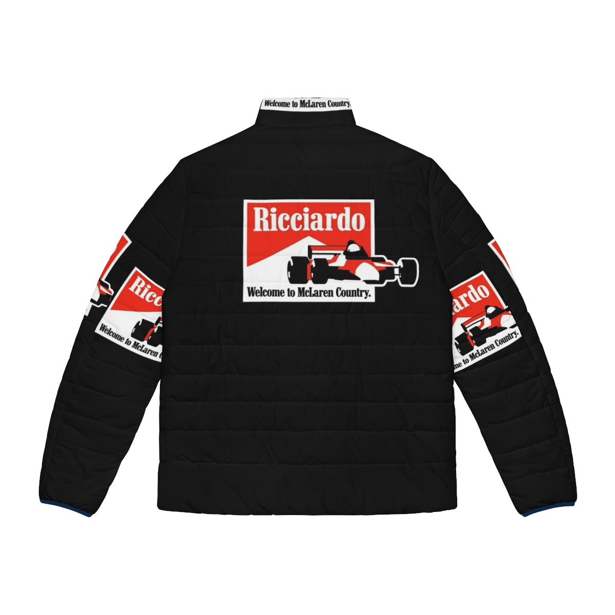 Daniel Ricciardo 2021 Puffer Jacket - Formula 1 Merchandise for Motorsports Enthusiasts - Back