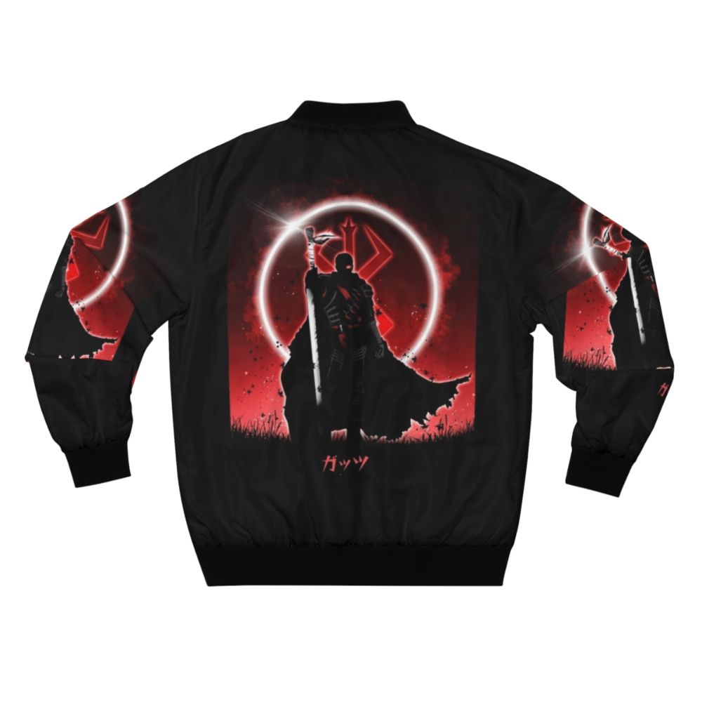 Berserker Guts inspired bomber jacket with anime and manga design - Back