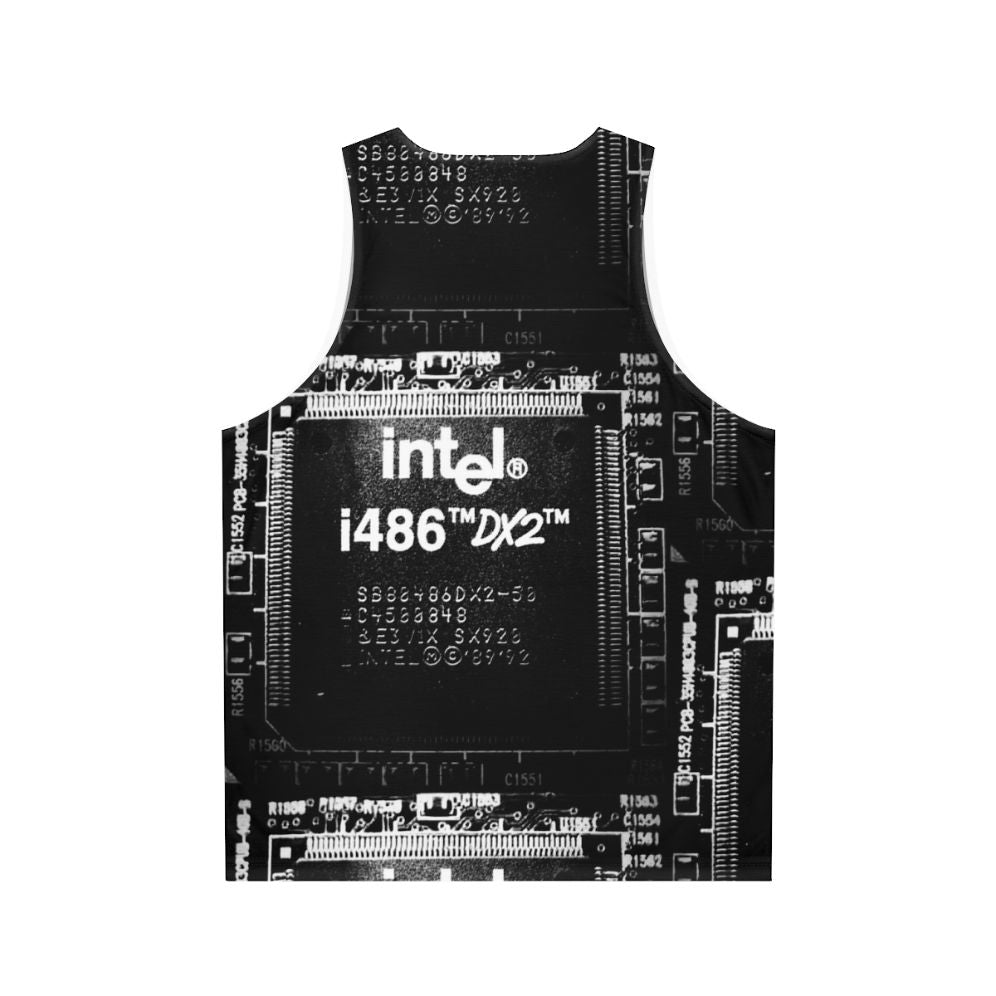 Vintage I 486 DX2 Microprocessor Tank Top - Back