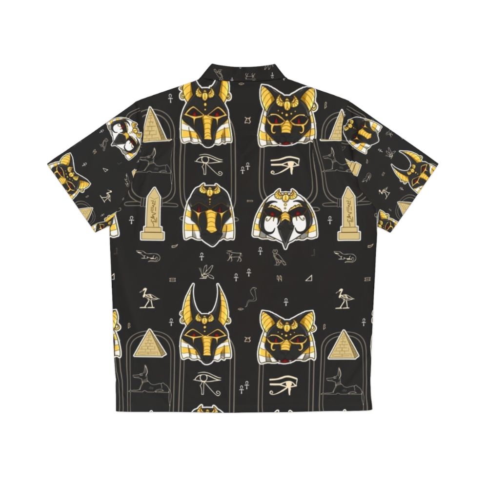 Kemetic Egyptian Shirt with Anubis, Horus, and Other Egyptian Gods - Back