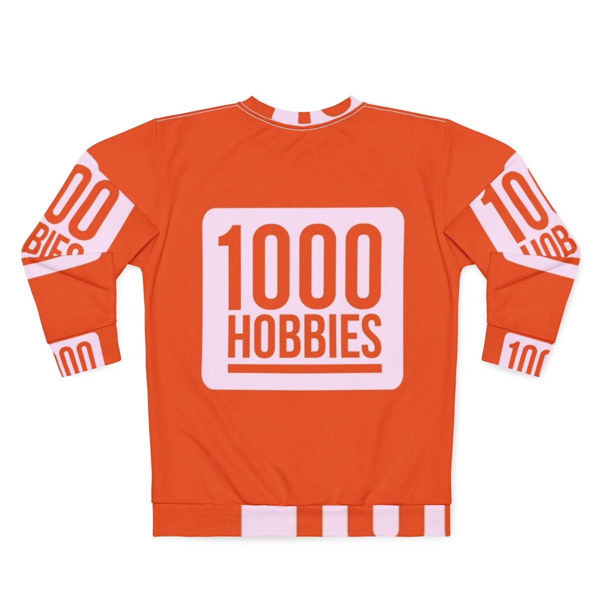 1000 Hobbies Official Merchandise Hoodie Sweatshirt - Back