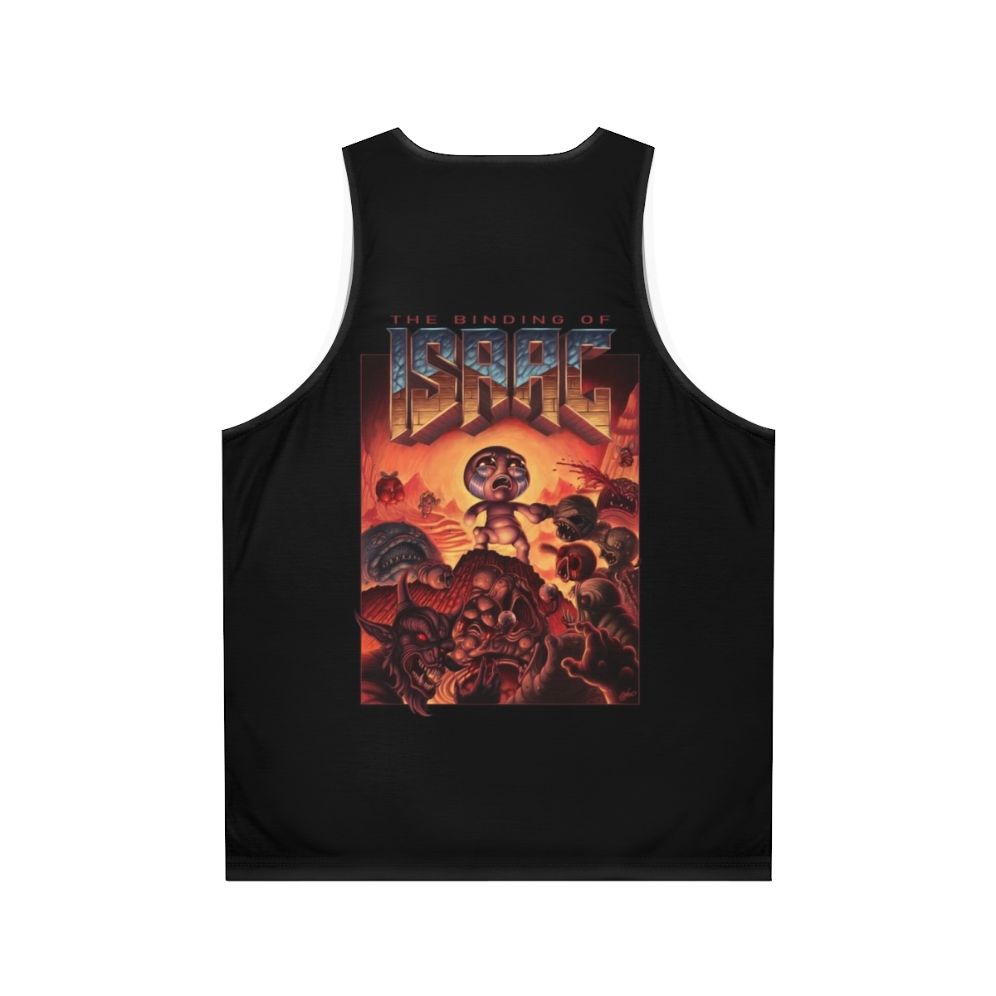 The Binding of Isaac Retro Gaming Unisex Tank Top - Back