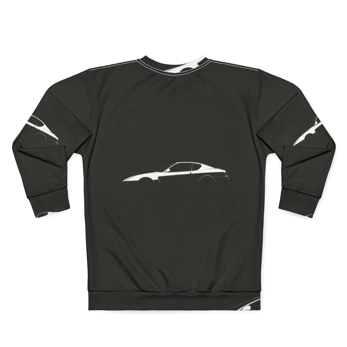 Ferrari 456M GT Silhouette Sports Car Sweatshirt - Back