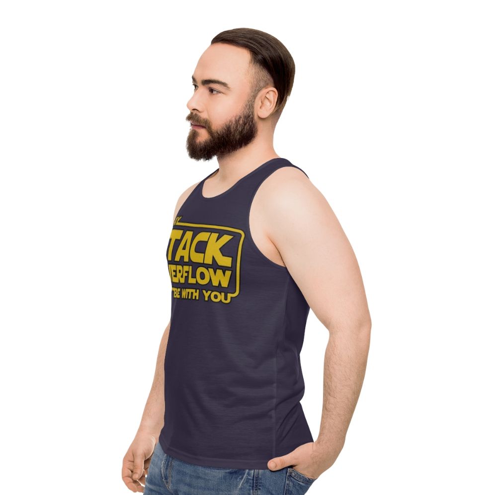 Stack Overflow Unisex Tank Top - men side