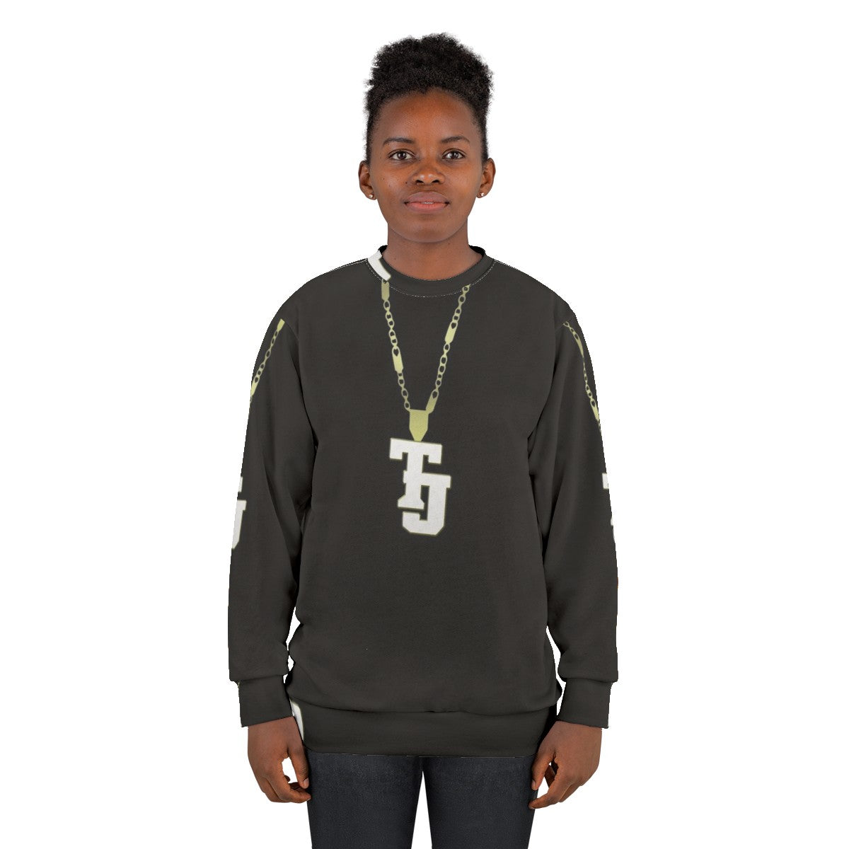 Tracy Jordan 30 Rock Necklace Sweatshirt - women