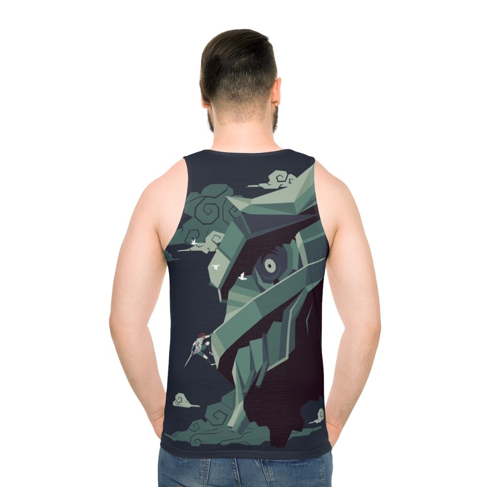 Shadow of the Colossus Unisex Tank Top - men back