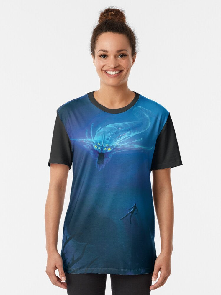 Subnautica Ghost Leviathan Graphic T-Shirt - Women