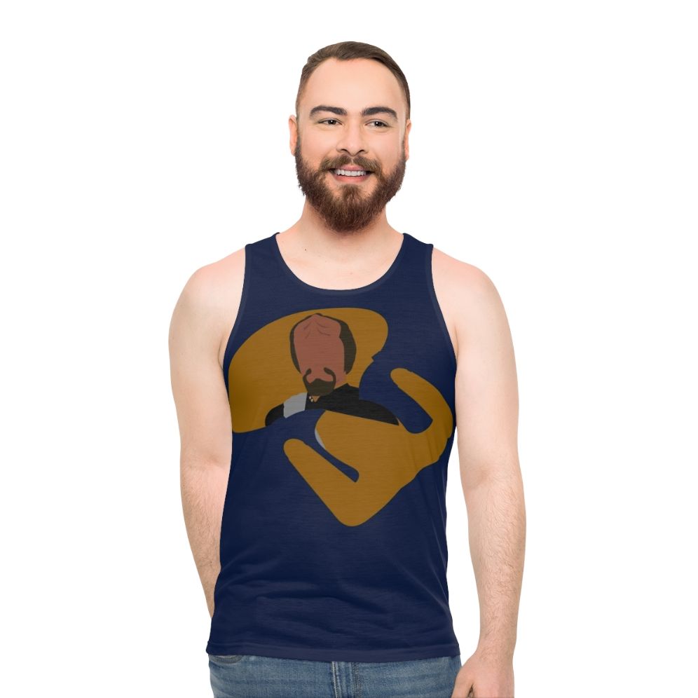 Unisex sci-fi warrior tank top - men