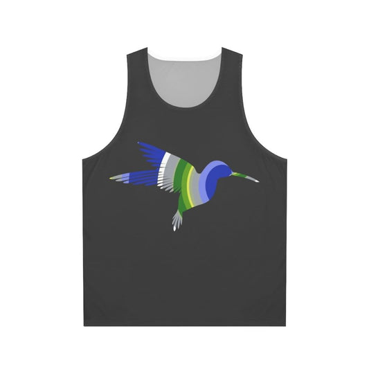 Watercolor hummingbird legendary animals tank top