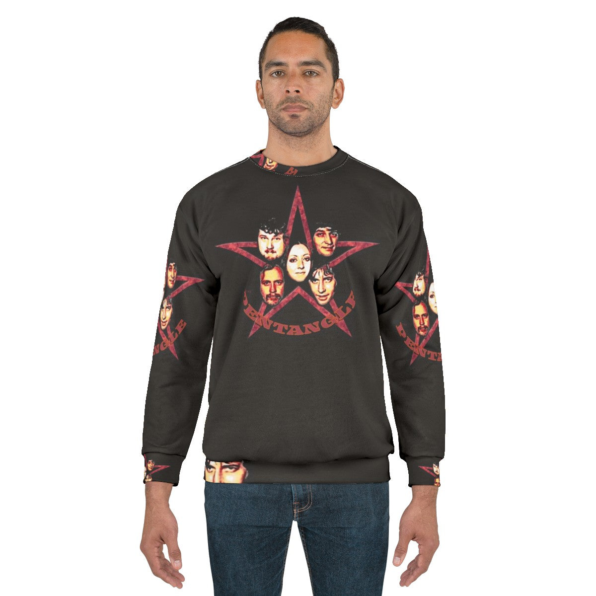 The Pentangle Sweatshirt - Folk Music Inspired Design - men