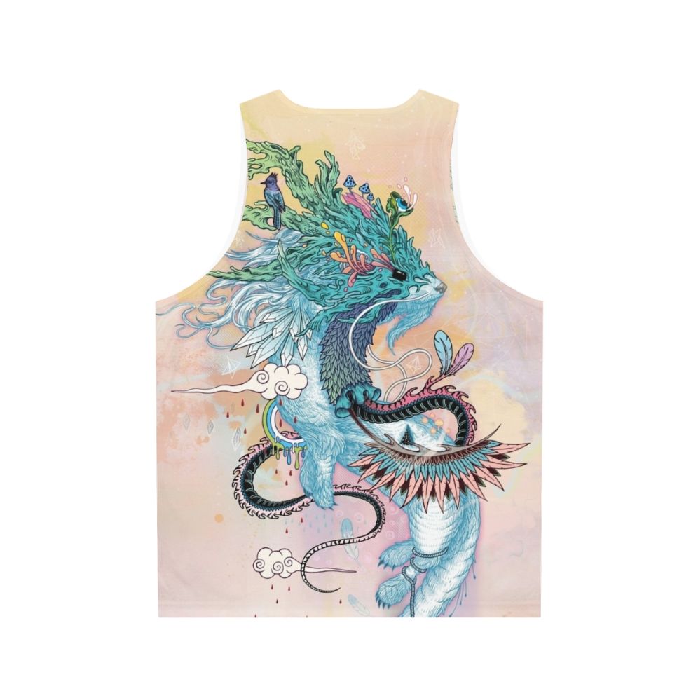 Psychedelic nature-inspired ermine tank top - Back