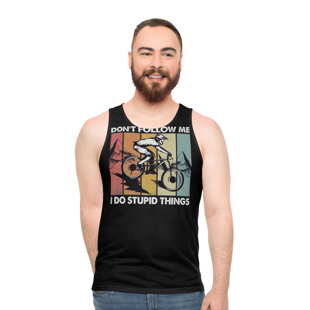 Downhill mountain biking unisex tank top - men