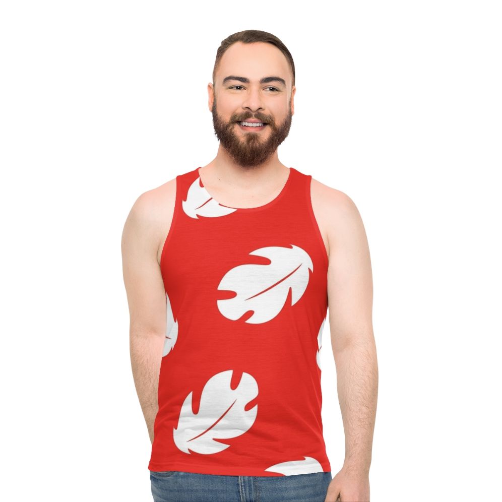 Lilo and Stitch floral unisex tank top - men