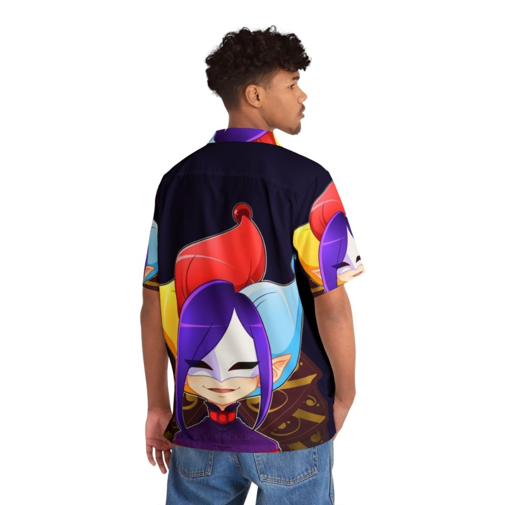 Joker Rascal Headshot Hawaiian Shirt - People Back