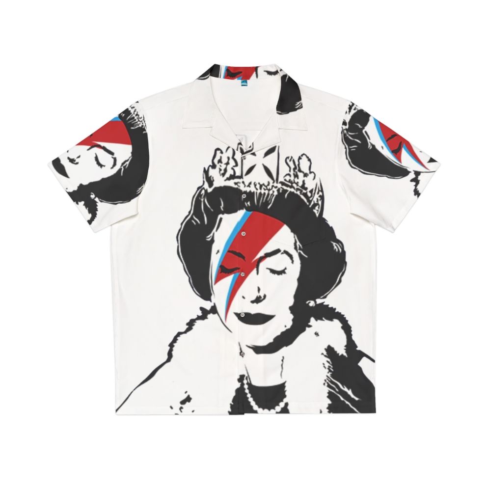 Banksy God Save The Queen Hawaiian Shirt