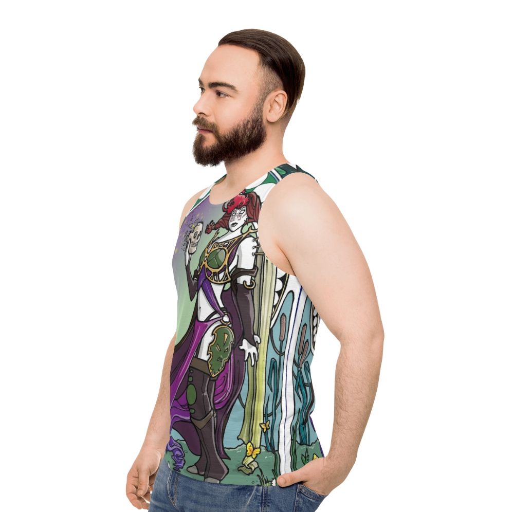 Unisex art nouveau phage the untouchable tank top - men side