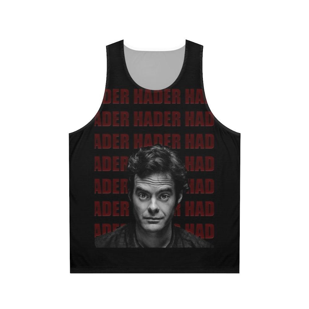 Bill Hader unisex tank top with SNL, IT, and Stranger Things inspired design