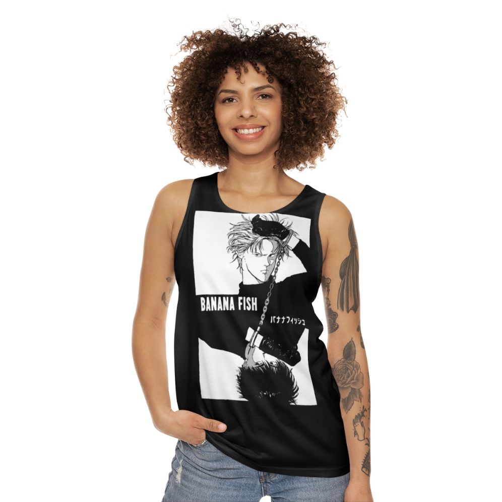 Banana Fish inspired unisex tank top - women