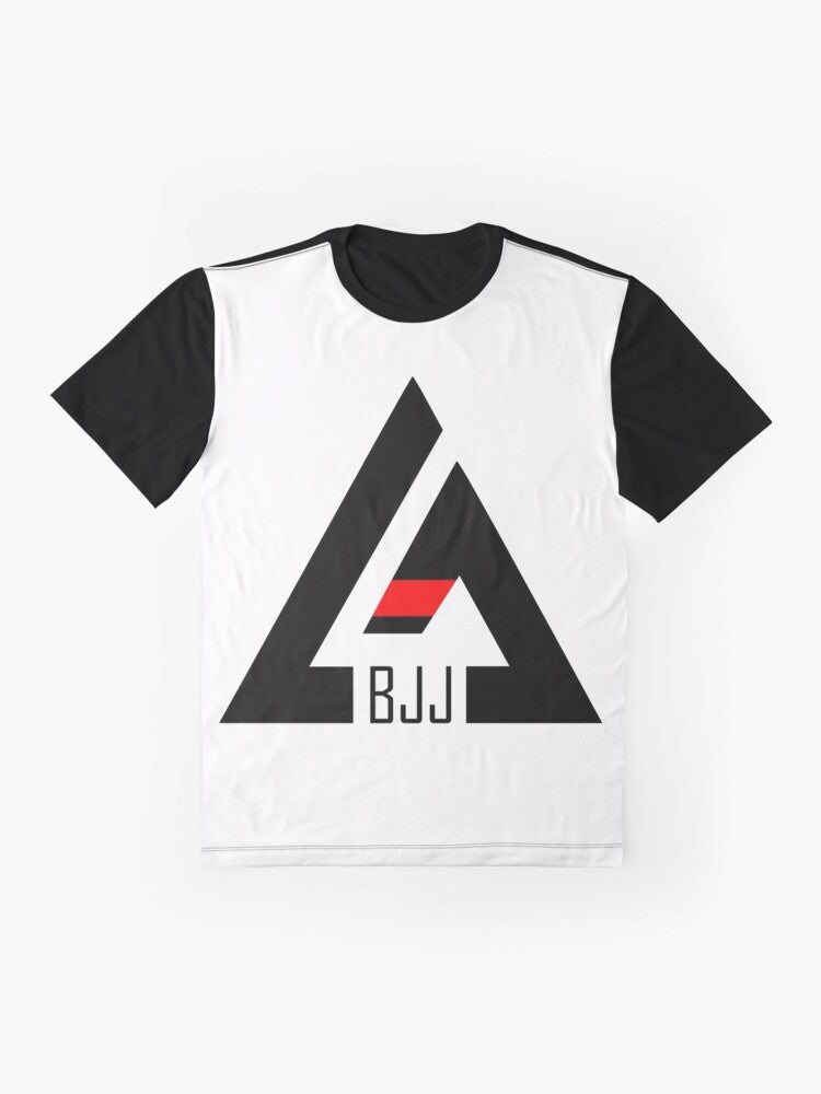 Gracie Jiu-Jitsu Black Belt Graphic T-Shirt - Flat lay