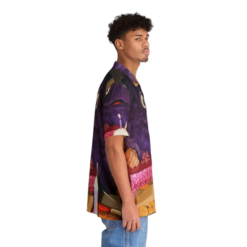 Creepy Grimace Birthday Hawaiian Shirt - People Pight