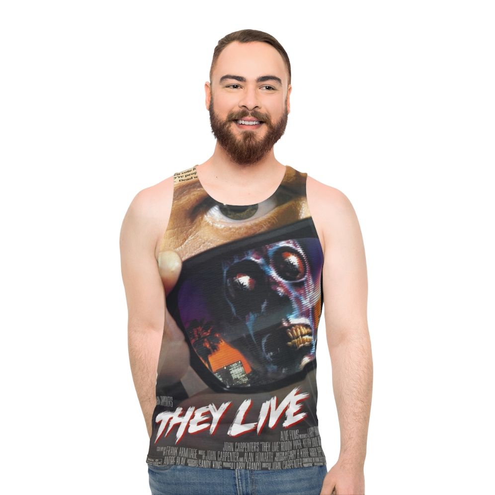 They Live Unisex Tank Top - men