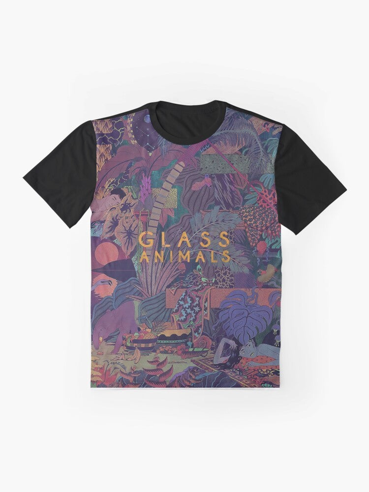 Glass Animals Zaba Indie Graphic T-Shirt with Album Art Design - Flat lay