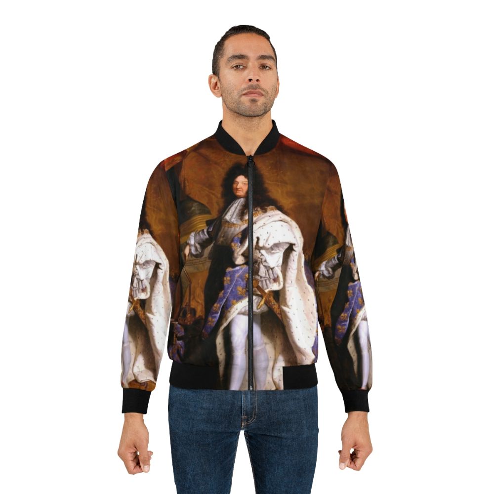 Hyacinth Rigaud Louis XIV King Sun Bomber Jacket - Lifestyle