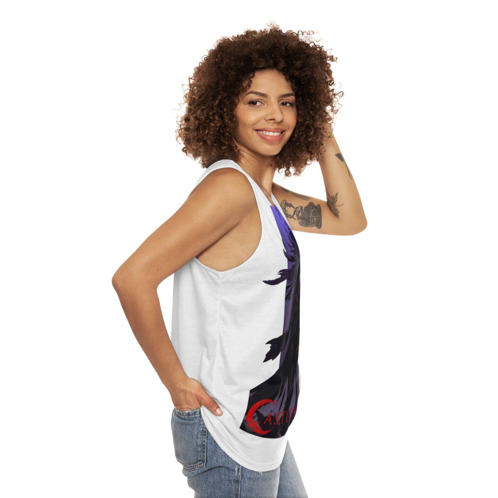 Castlevania Striga Armour Unisex Tank Top - women side