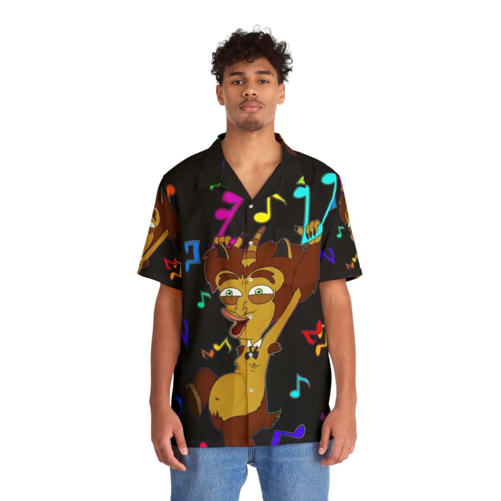 Big Mouth Maury Music Hawaiian Shirt - People Front