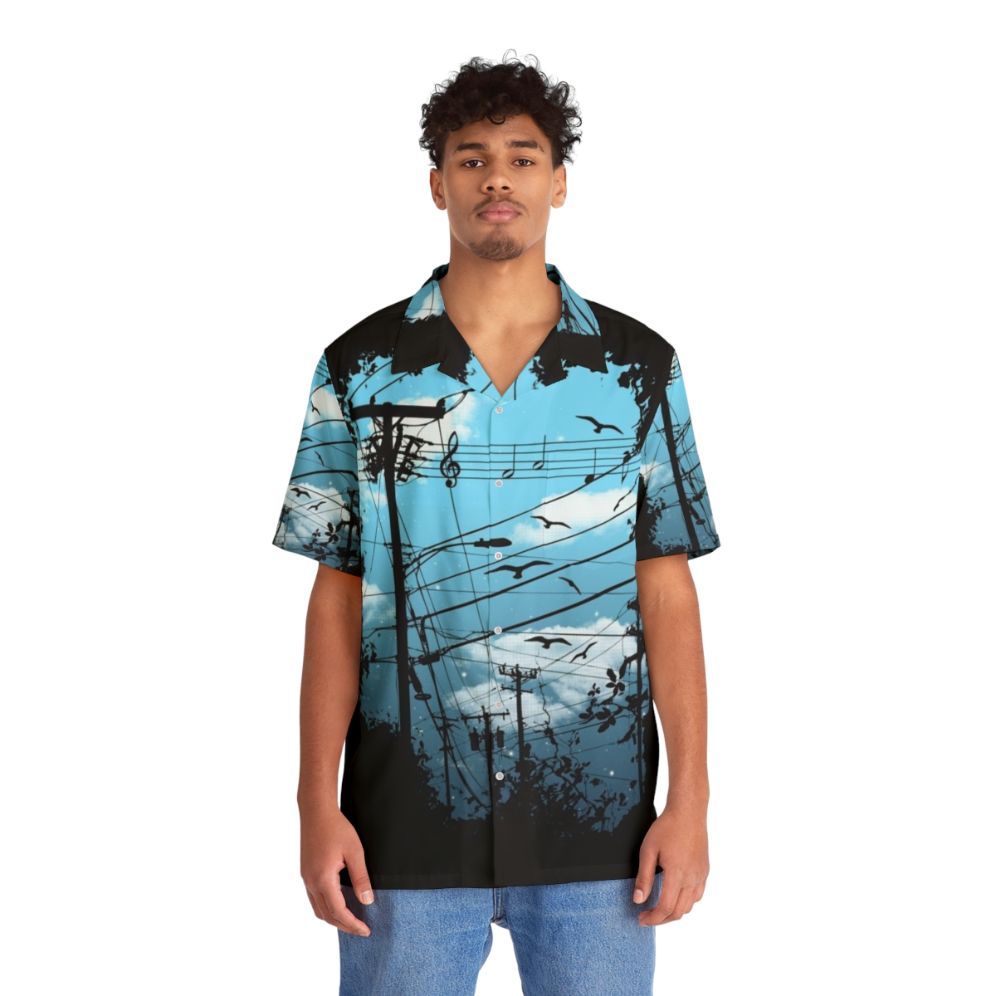 Electric Music City Tropical Hawaiian Shirt - People Front