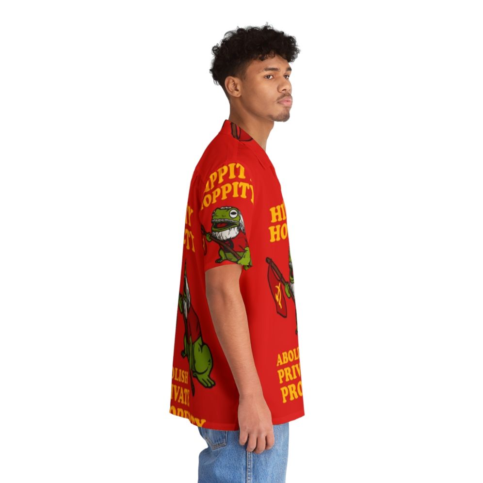 "Hippity Hoppity Abolish Private Property Communist Hawaiian Shirt" - People Pight