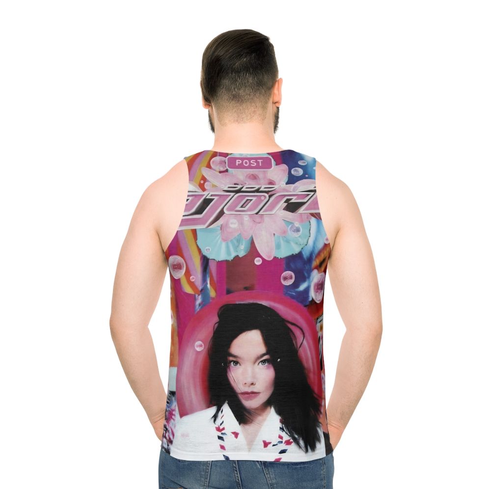 Björk inspired unisex post-punk tank top - men back