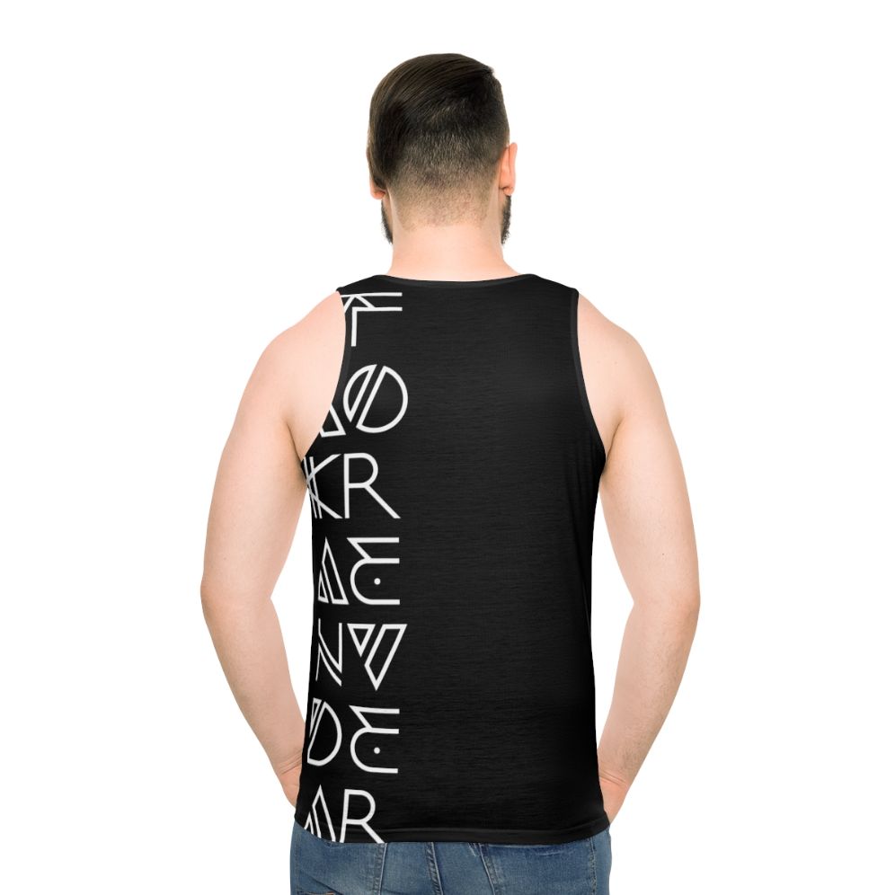 Wakanda Forever Marvel Black Panther Unisex Tank Top - men back