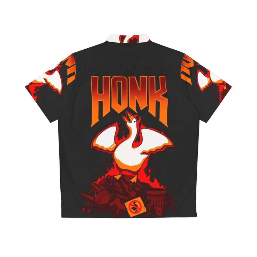 Honk Hawaiian Shirt - Videogame Inspired Hawaiian Shirt - Back