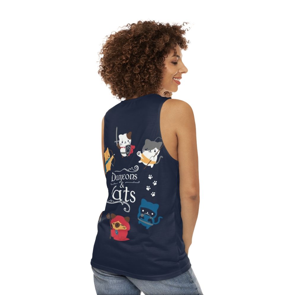 Dungeons and Cats Unisex Tank Top - women back