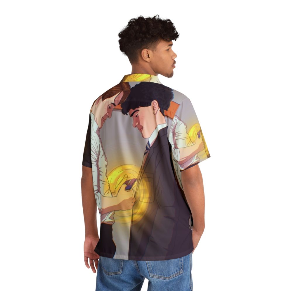 Heartstopper Charlie and Nick LGBT Hawaiian Shirt - People Back